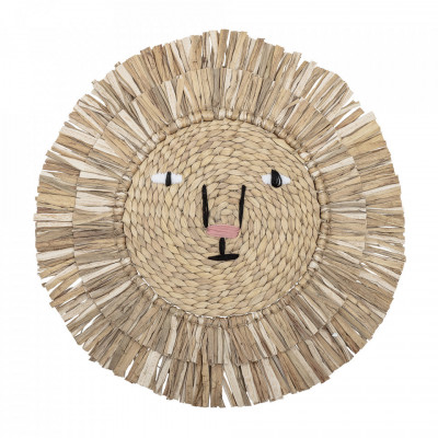 Decoratiune de perete maro din zambila de apa 63 cm Basir Bloomingville Mini Diametru: 63 cm Material: zambila de apa Produsul este realizat din materiale naturale, culoarea si dimensiunile pot varia usor. Decorati camera copiilor cu decoratiunea de peret