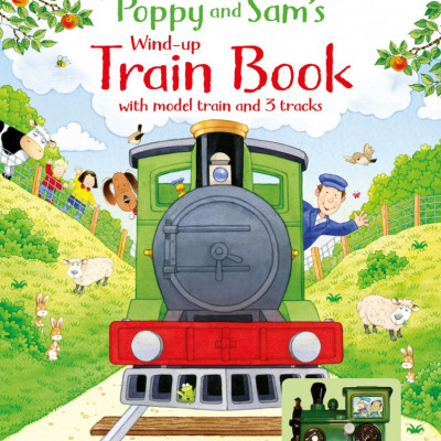 WIND UP train book- Poppy and Sam