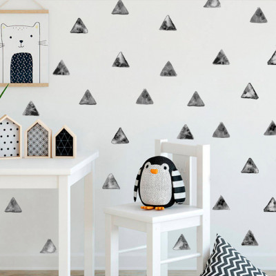 Sticker Metallic Triangles