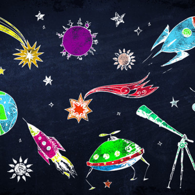 Tapet Sketch the Universe - Img 3