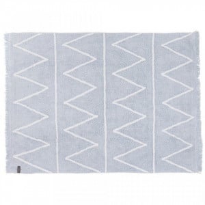Covor copii bumbac 120x160 cm Blue Hippy Canals