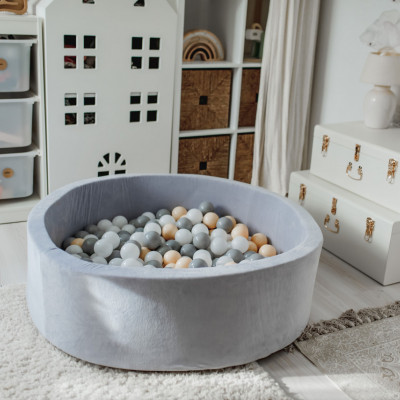 Piscina Rhino 110x30 cm cu 300 de bile Velvet