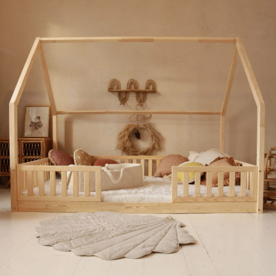 Pat montessori tip casuta Zara 140x200 cm