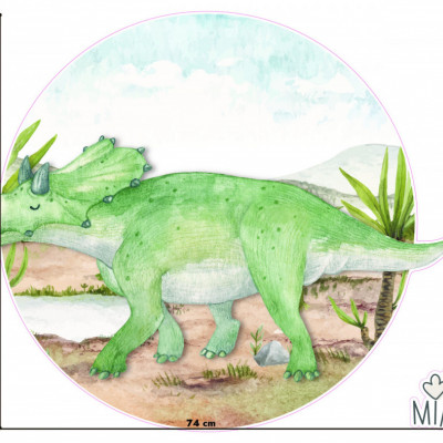 Sticker Dino Triceratops - Img 2