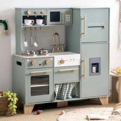Bucătărie copii din lemn Culinary Green