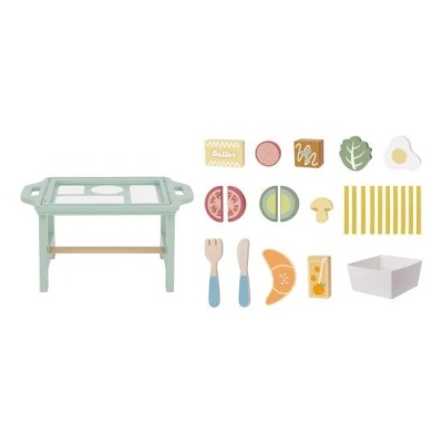 SET BREAKFAST 27 PCS DIN LEMN 