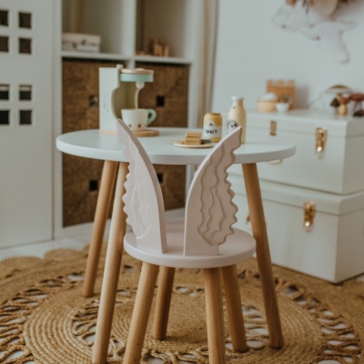 Set-masuta-cu-scaun-copii-ingeras-roz