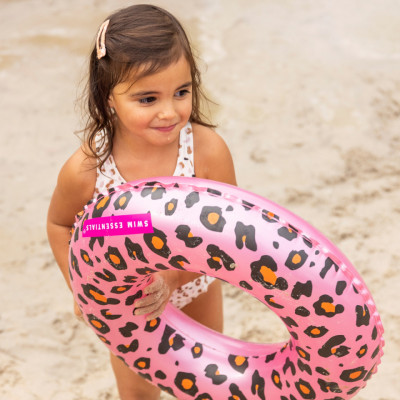 Colac copii de inot Rose Gold Leopard ⌀50 cm - Img 4