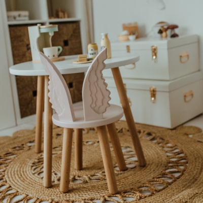 Set-masuta-cu-scaun-copii-ingeras-roz