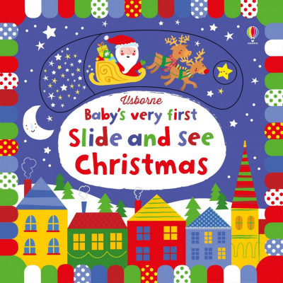 BABY`S very first slide and see Christmas