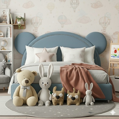 Pat tapitat copii Teddy