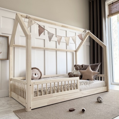 Pat tip casuta Montessori Carry Half 90x190/120x200 cm