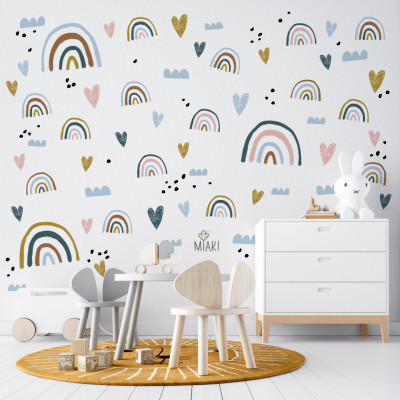 Stickers Rainbows and Love