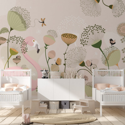 Tapet Flamingo Fantasy