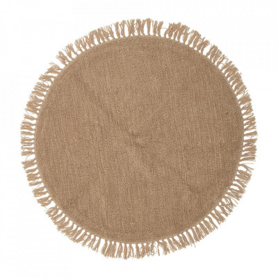 Covor maro din lana 110 cm Lenea