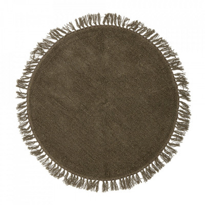 Covor verde din lana 110 cm Lenea