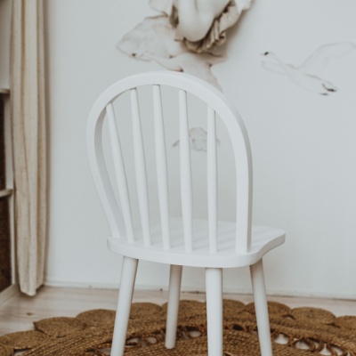 Scaun copii alb Nordic