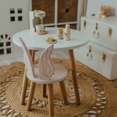 Set-masuta-cu-scaun-copii-ingeras-roz