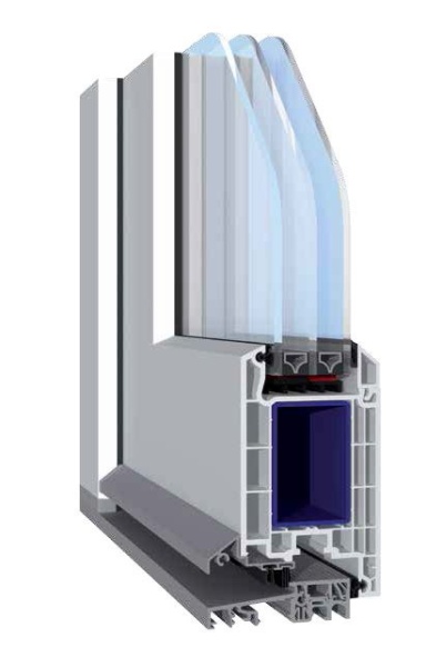 Porta balcone PVC Rehau, 1 anta, 850 x 2300, colore bianco - Img 2