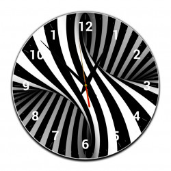Ceas de perete Black Clock-spirala-20x20 cm