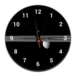 Ceas de perete Black Clock-planete-20x20 cm
