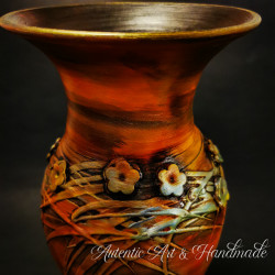 Vaza ceramica 32 cm Handmade Maronie 1