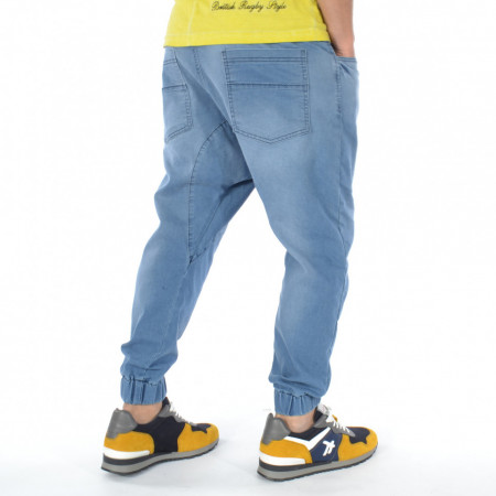 HERREN DENIM DROP CROTCH PANTS SPRING TRENDFIELD - Img 4