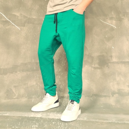 HERREN DROP GROTCH STRICKPANTS TRENDFIELD FRÜHLING HERBST - Img 2