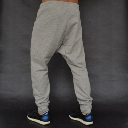 Men&#039;s Light grey joggers drop crotch sweat pants SPRING/SUMMER - Img 2