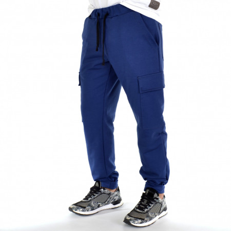PANTALONI DE TRENING BARBAȚI CARGO PRIMĂVARĂ/TOAMNĂ  TRENDFIELD - Img 2