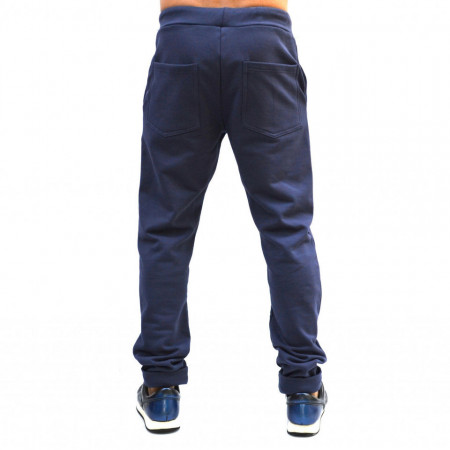 PANTALONI DE TRENING BARBAȚI CLASIC ALBASTRU-VIOLET TOAMNĂ/IARNĂ - Img 2