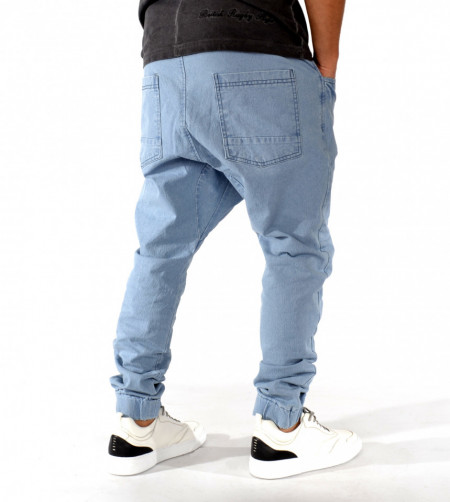 MEN&#039;S DENIM DROP CROTCH PANTS TRENDFIELD SPRING/FALL - Img 4