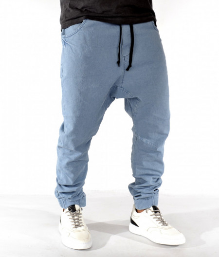 MEN&#039;S DENIM DROP CROTCH PANTS TRENDFIELD SPRING/FALL - Img 5