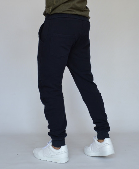 ΑΝΔΡΙΚΟ ΜΠΛΕ ΣΚΟΥΡΟ ΠΑΝΤΕΛΟΝΙ TAPERED FIT - Img 2