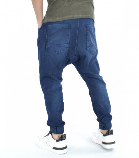 HERREN DENIM DROP CROTCH PANTS SPRING TRENDFIELD - Img 4