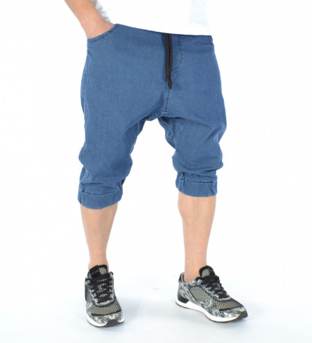 HERREN DENIM DROP CROTCH SHORTS TRENDFIELD - Img 4