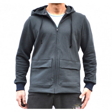МЪЖКИ СИВ СУИЧЪР HOODIE GRЕY - Img 2