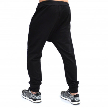 Men&#039;s Black joggers drop crotch sweat pants SPRING/SUMMER - Img 2