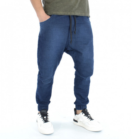 HERREN DENIM DROP CROTCH PANTS SPRING TRENDFIELD