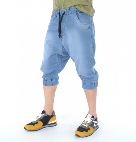 HERREN DENIM DROP CROTCH SHORTS TRENDFIELD - Img 3