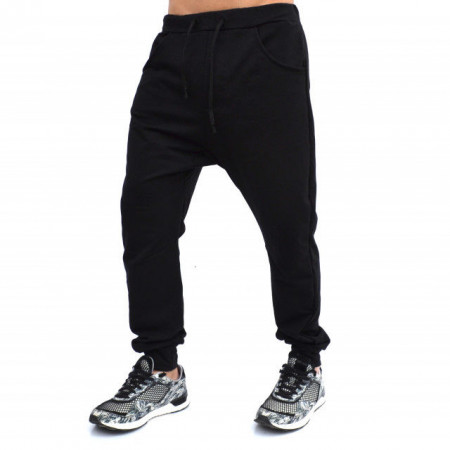 Men&#039;s Black joggers drop crotch sweat pants SPRING/SUMMER - Img 3