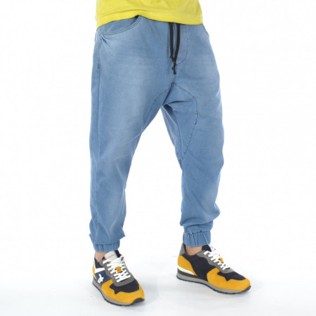 HERREN DENIM DROP CROTCH PANTS SPRING TRENDFIELD - Img 3
