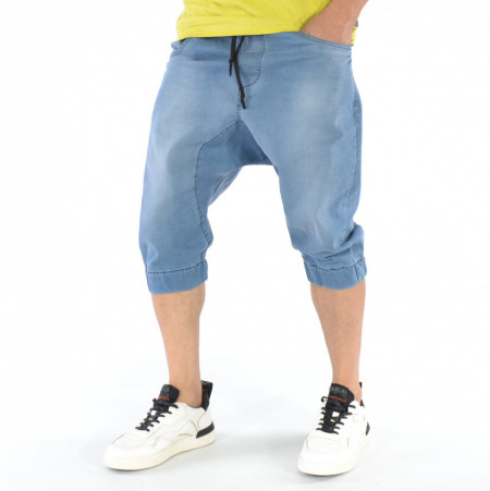 HERREN DENIM DROP CROTCH SHORTS TRENDFIELD - Img 2