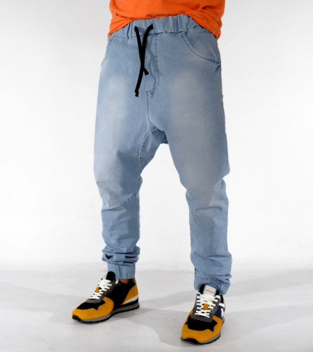 MEN&#039;S DENIM DROP CROTCH PANTS TRENDFIELD SPRING/FALL - Img 5