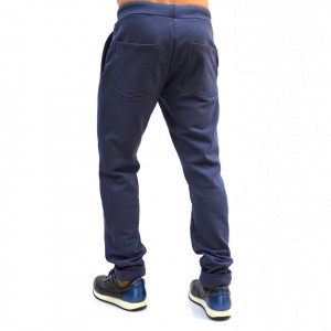 PANTALONI DE TRENING BARBAȚI CLASIC ALBASTRU-VIOLET TOAMNĂ/IARNĂ