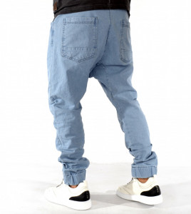 MEN'S DENIM DROP CROTCH PANTS SPRING/FALL TRENDFIELD - Img 3