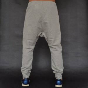 Men's Light grey joggers drop crotch sweat pants SPRING/SUMMER - Img 3