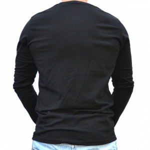 Schwarz HERREN T-SHIRT LANGARM - Img 3