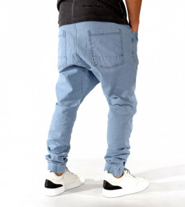 MEN'S DENIM DROP CROTCH PANTS TRENDFIELD SPRING/FALL - Img 4
