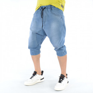 HERREN DENIM DROP CROTCH SHORTS TRENDFIELD - Img 5